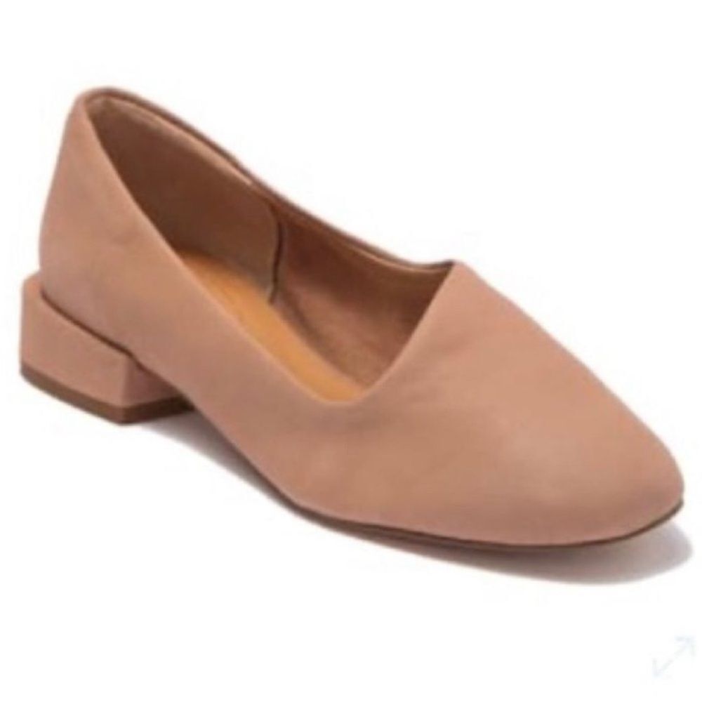 Corso Como Betsie Tan Glove Leather Slip On Loafers Sz 8